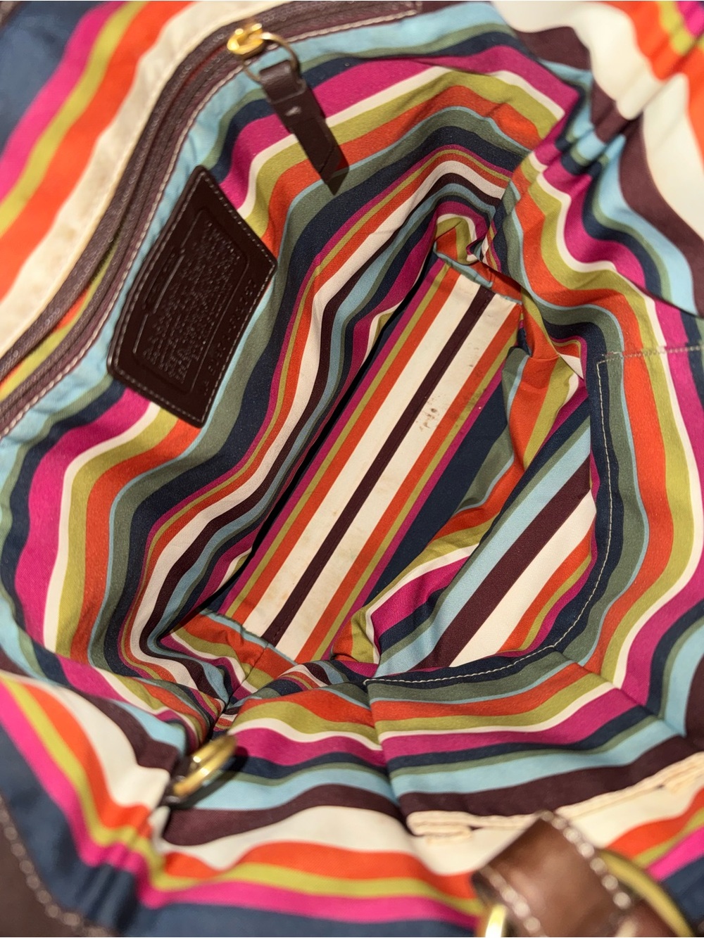 Coach Lily Legacy Turnlock Shoulder Bag - Picture 9 of 10